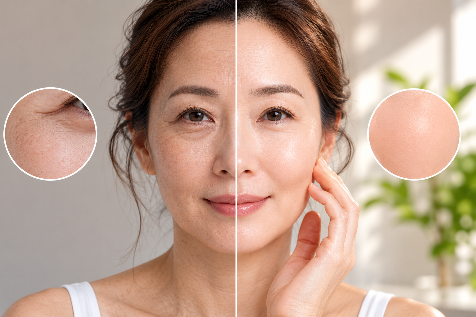 dull skin vs brighten skin