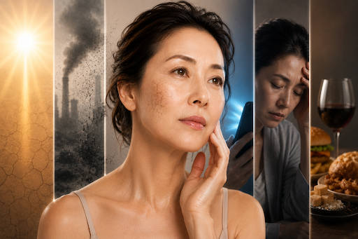 factors slowing down skin repair