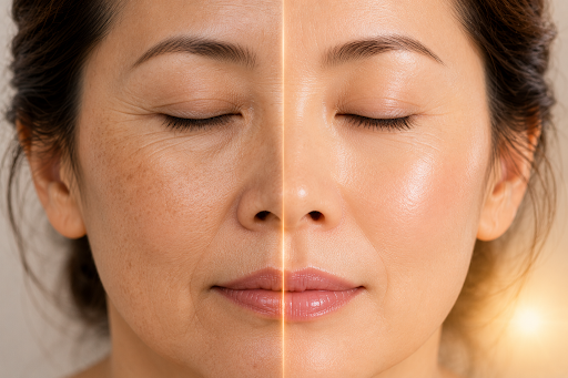 skin can lose its glow after 40