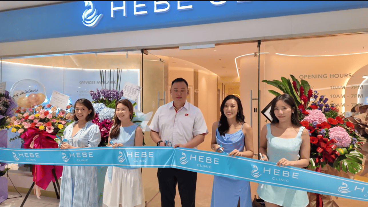 Ribbon-cutting ceremony at the Hebe Clinic KLGCC branch opening